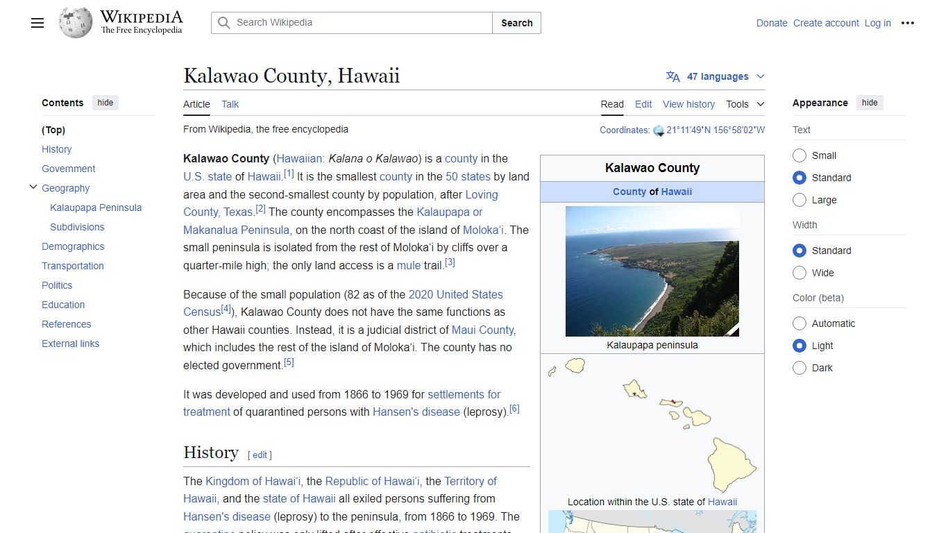 Kalawao County, Hawaii - Wikipedia